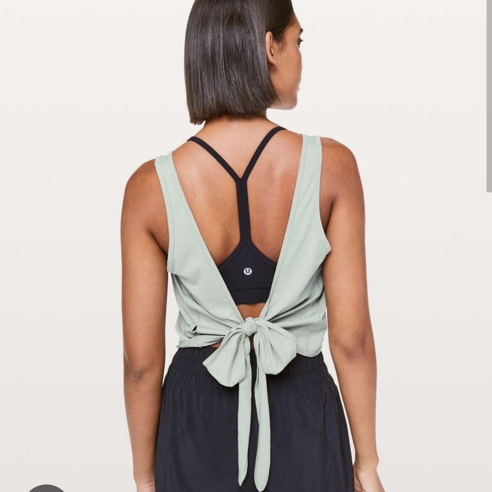 Lululemon Sage Green Sleeveless Top